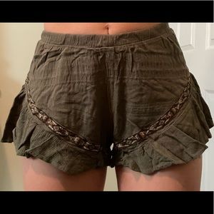 High waisted shorts